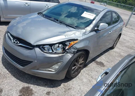 2014 Hyundai Elantra Se z USA, uszkodzony, nr VIN KMHDH4AE7EU175739